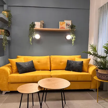 דירה The Yellowblue Apartment, Downtown סלוניקי